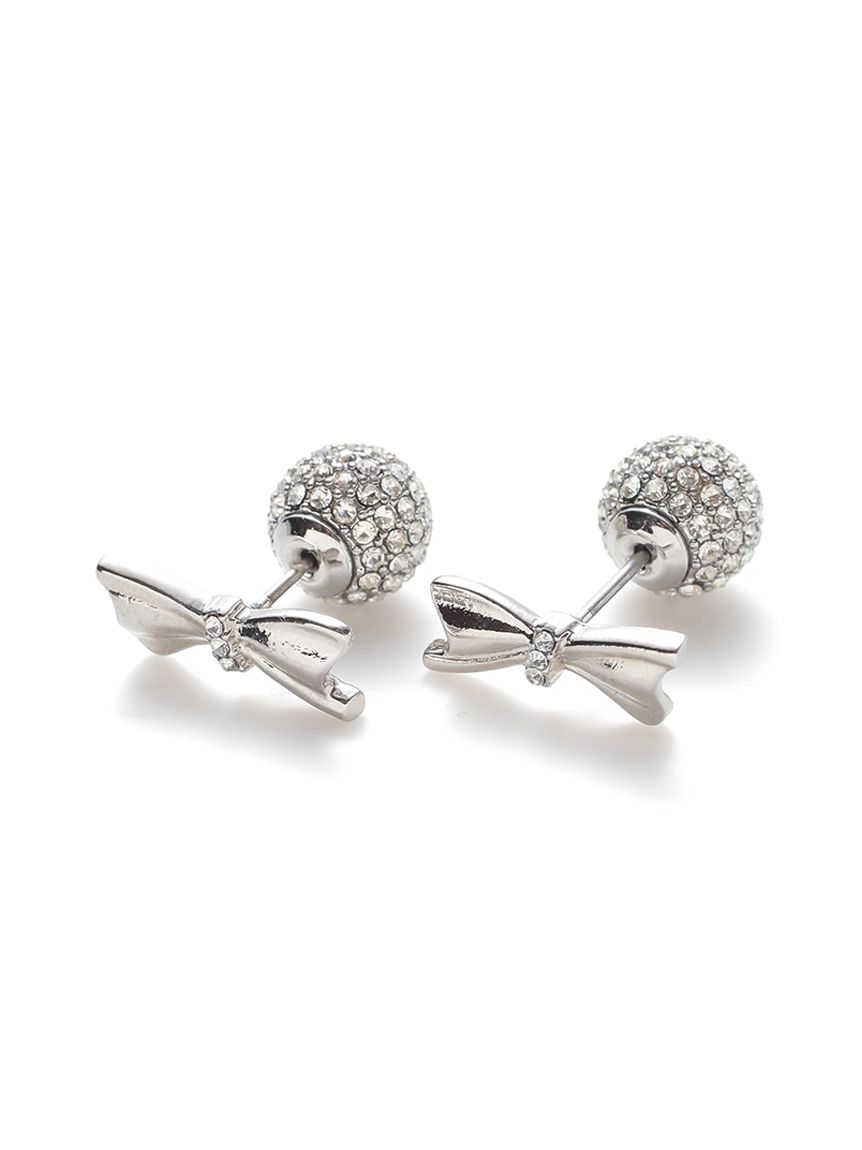 ミラーボールキャッチウェービーリボンピアス(ピアス・イヤリング