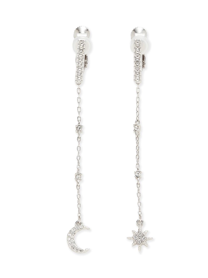 ムーン&スタースイングイヤリング(ピアス・イヤリング)｜ACCESSORY