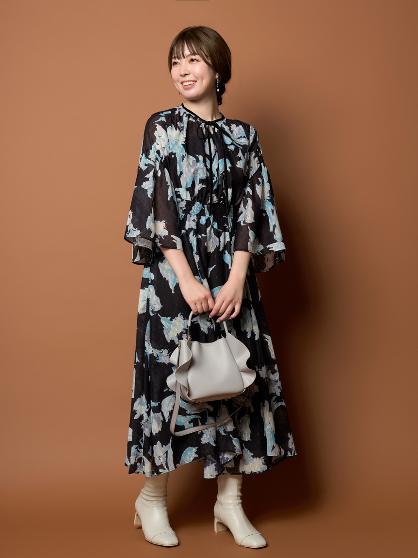 ワンハンドルフリルバッグ(ハンドバッグ)｜BAGS（バッグ