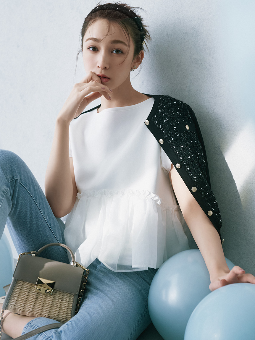 ラタンミックスミニバッグ(ハンドバッグ)｜BAGS（バッグ
