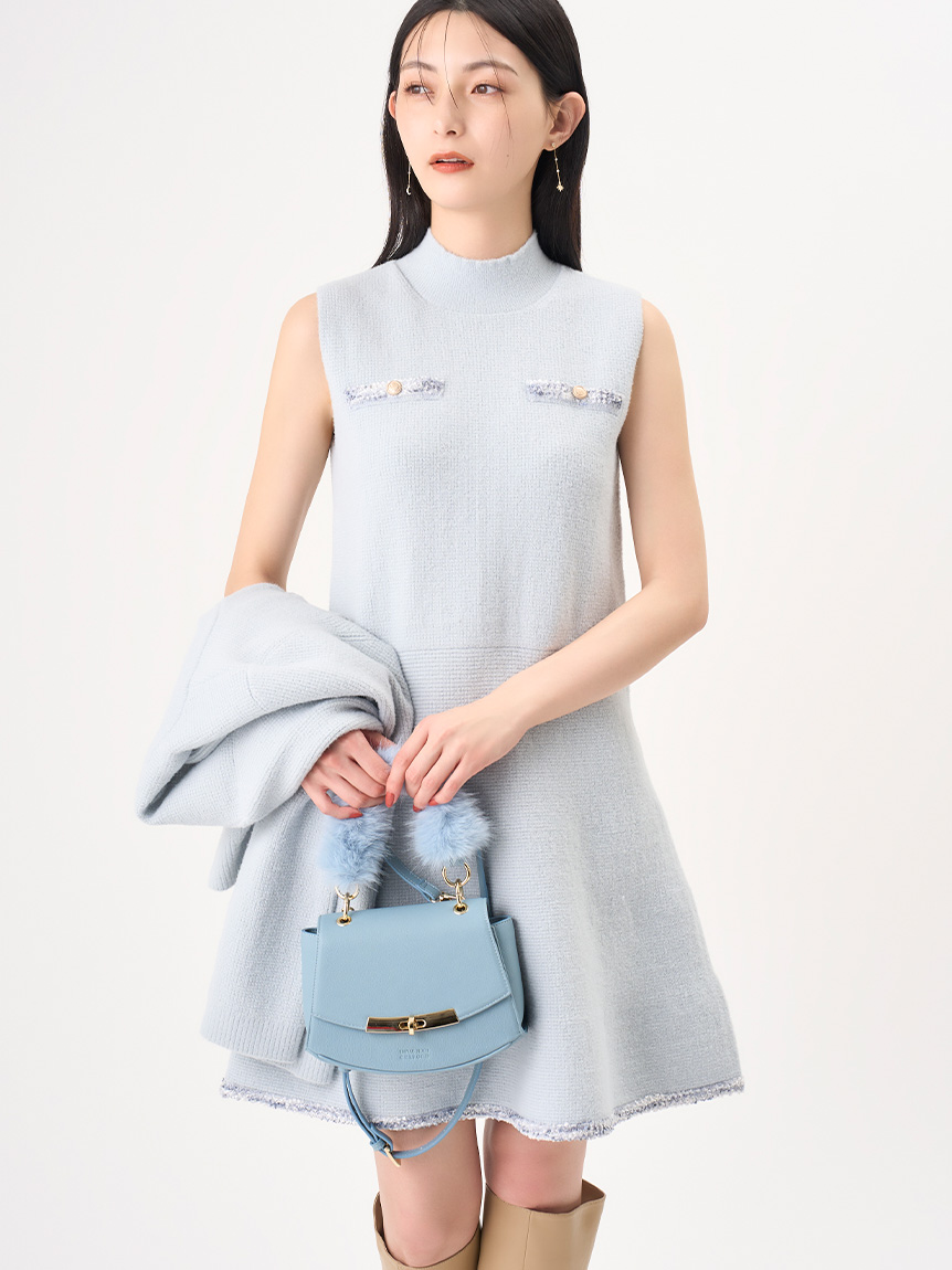 HANAE MORI×CELFORDコラボ】フェイクファーハンドルカバー