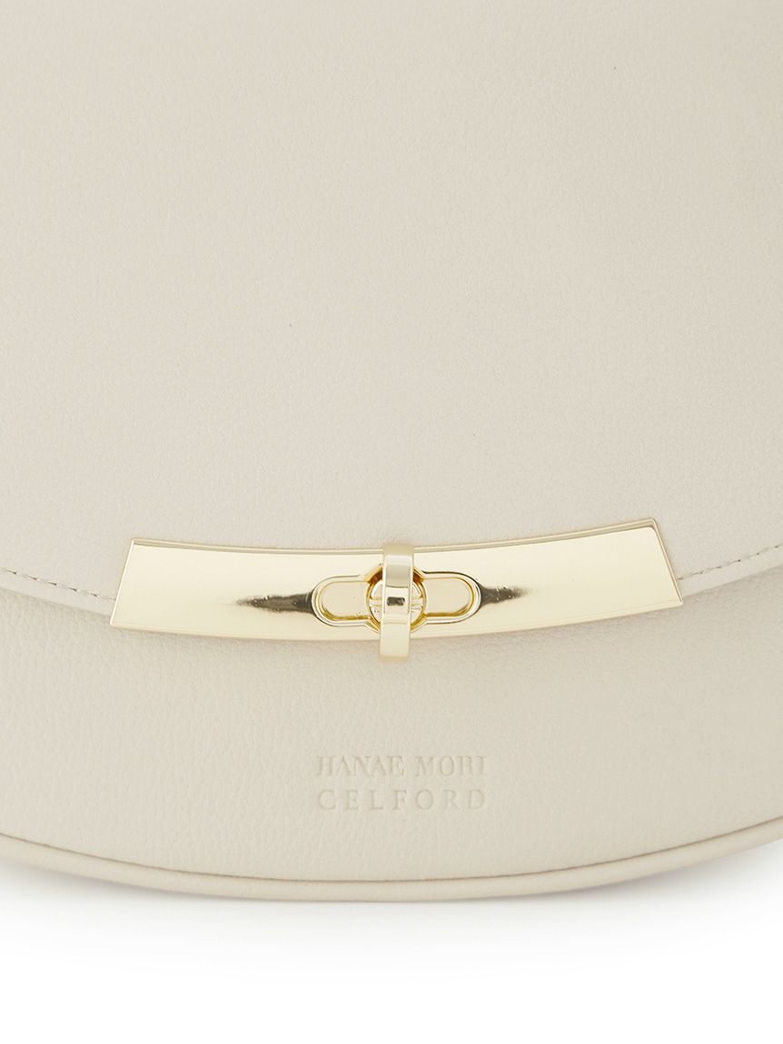 HANAE MORI×CELFORDコラボ】フェイクファーハンドルカバーハンドバッグ