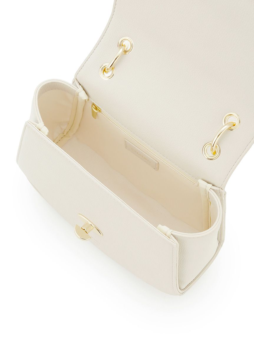 HANAE MORI×CELFORDコラボ】フェイクファーハンドルカバーハンドバッグ