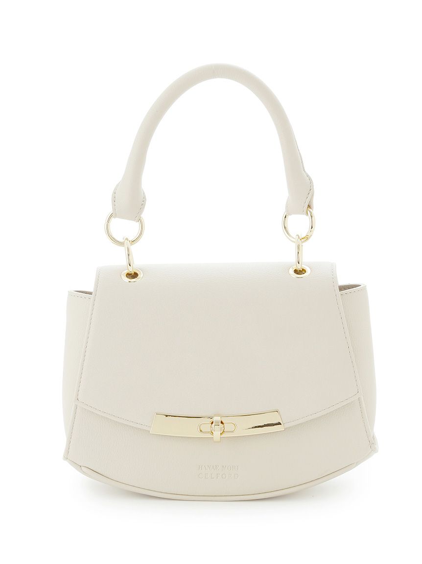 HANAE MORI×CELFORDコラボ】フェイクファーハンドルカバーハンドバッグ