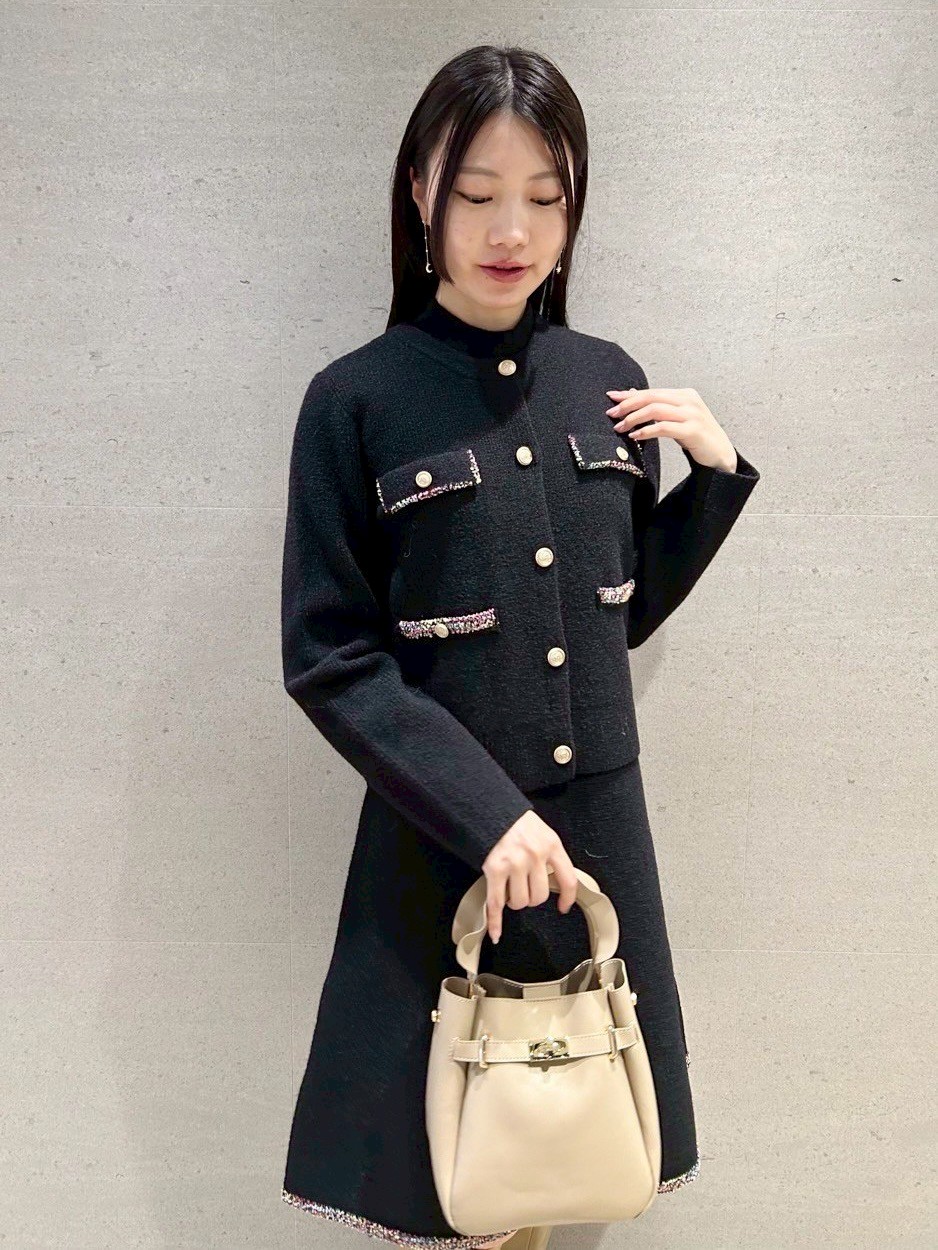 ベルトデザインフリルワンハンドルバッグ(ハンドバッグ)｜BAGS