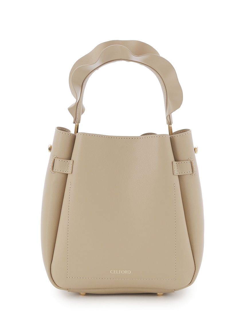 ベルトデザインフリルワンハンドルバッグ(ハンドバッグ)｜BAGS