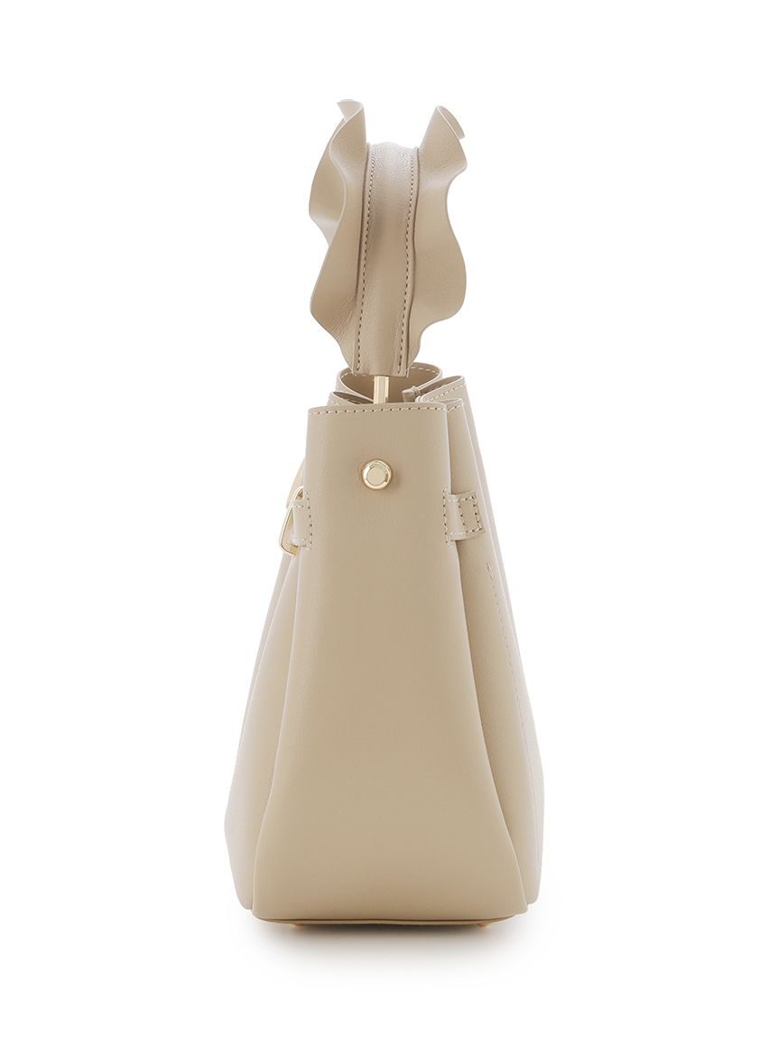 ベルトデザインフリルワンハンドルバッグ(ハンドバッグ)｜BAGS