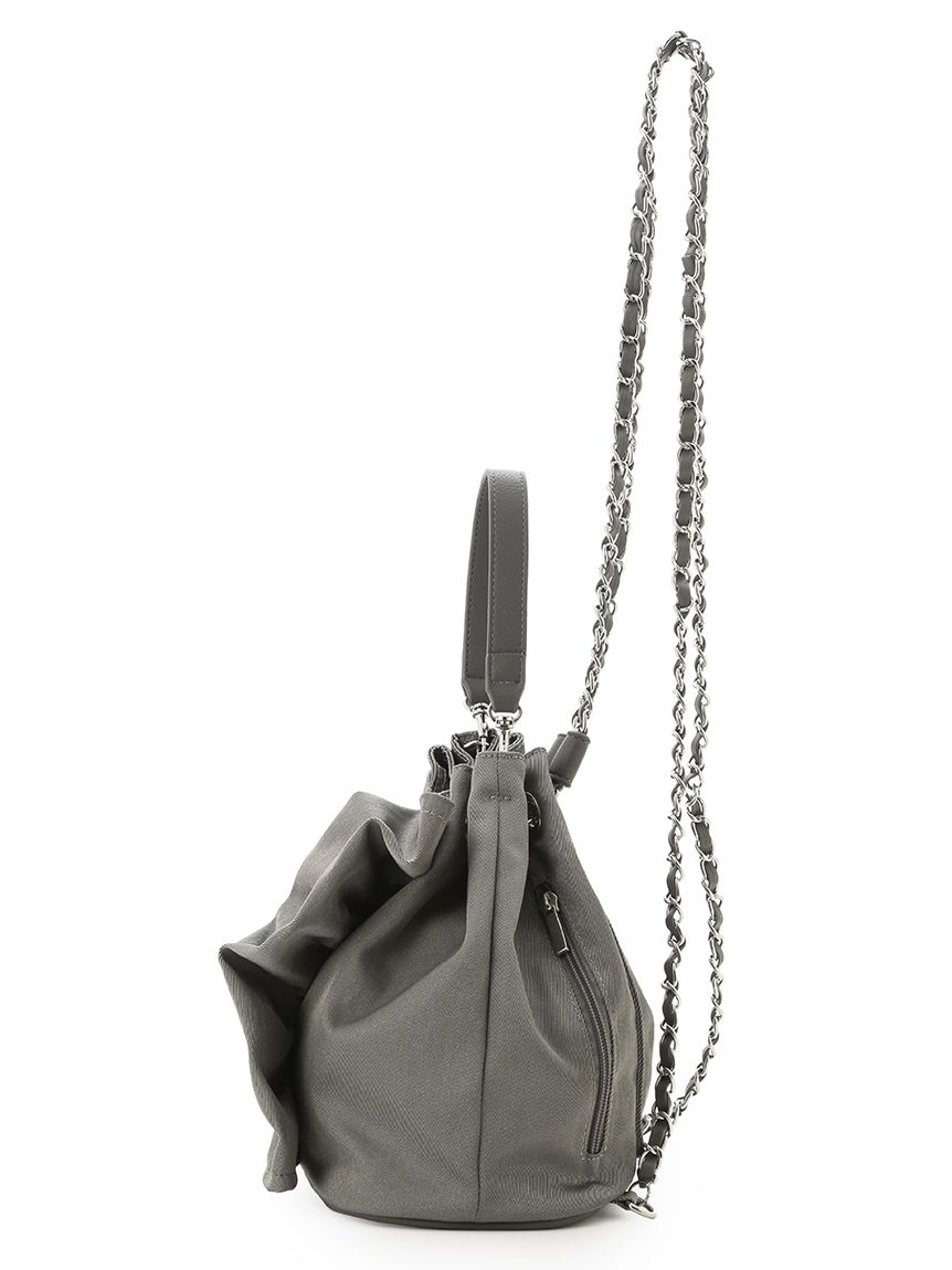 チェーンショルダーフリルサック(ハンドバッグ)｜BAGS（バッグ