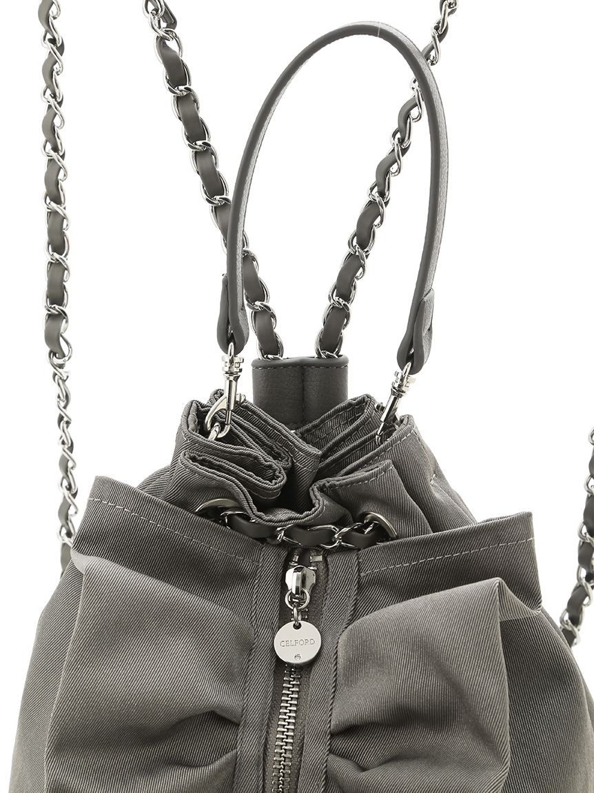 チェーンショルダーフリルサック(ハンドバッグ)｜BAGS（バッグ