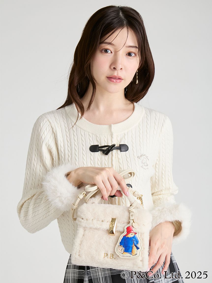 パディントン(TM)×CELFORD セルフォード リュタン ビジュースタッズボアポシェット cwgb255501 レディース バッグ BAG ハンドバッグ ショルダー付き 2025冬 パディントン(TM)×CELFORD】【リュタン】ビジュースタッズボア