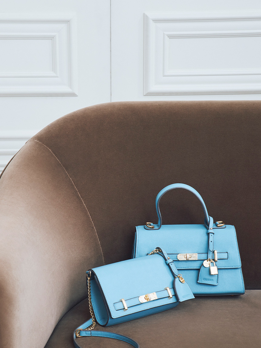 ビジューツイストバックルハンドバッグ(ハンドバッグ)｜BAGS（バッグ