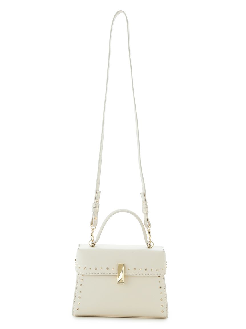 リュタン】ビジュースタッズポシェット（M）(ハンドバッグ)｜BAGS