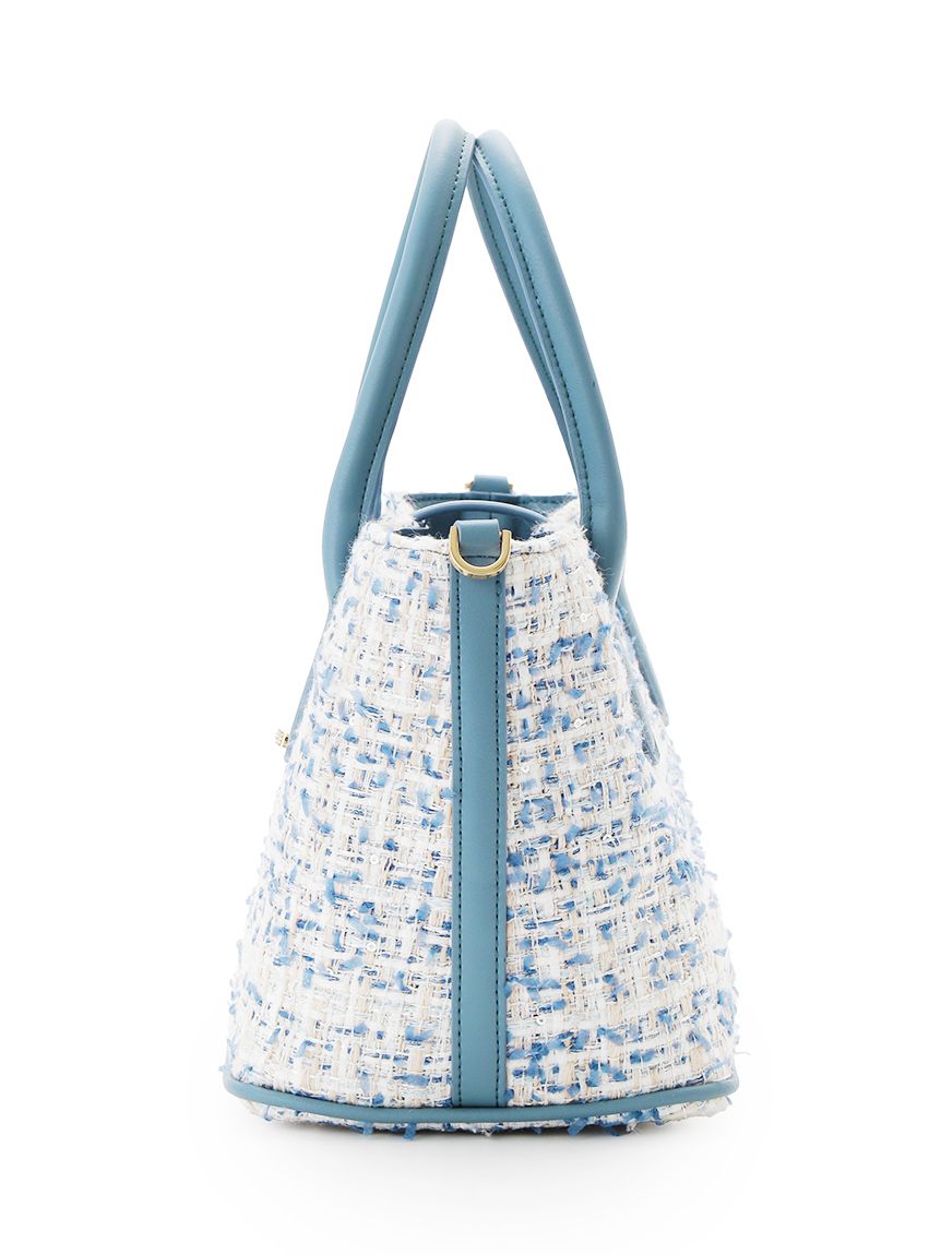 メタルポイントツイードトートバッグ(トートバッグ)｜BAGS（バッグ