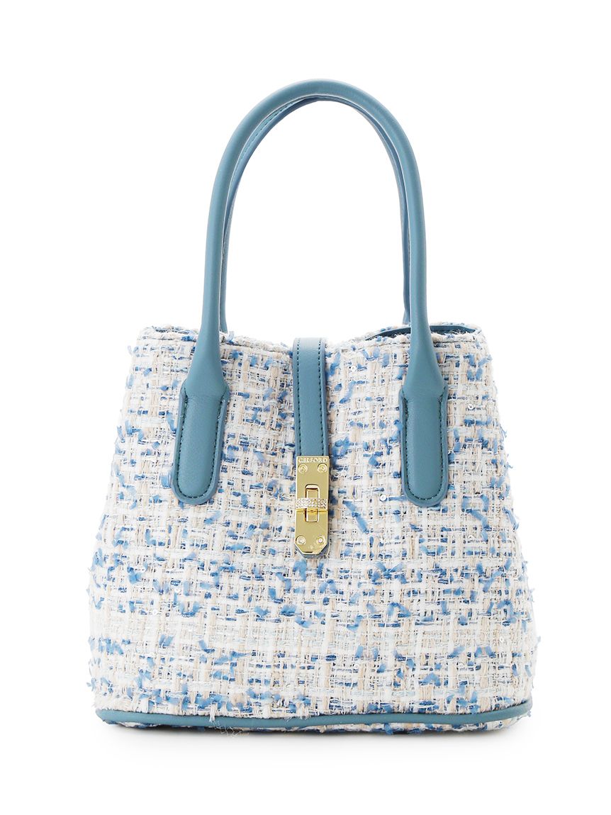 メタルポイントツイードトートバッグ(トートバッグ)｜BAGS（バッグ