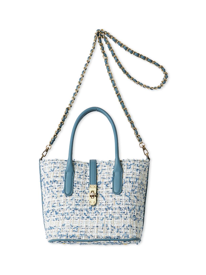 メタルポイントツイードトートバッグ(トートバッグ)｜BAGS（バッグ