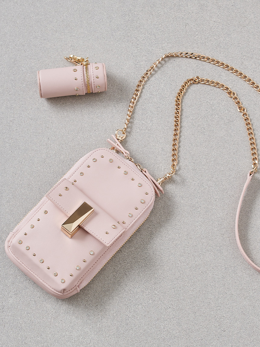 リュタン】ビジュースタッズマルチショルダー(ポシェット)｜BAGS