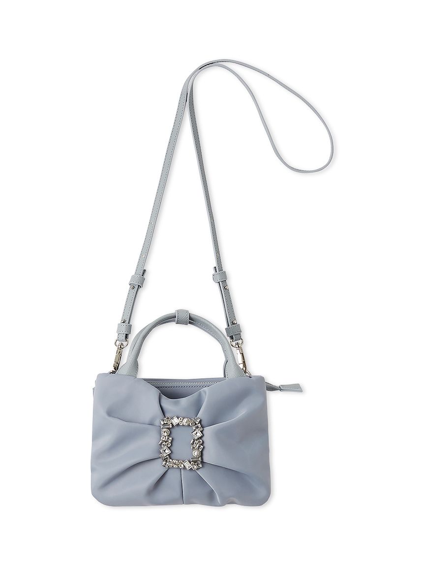 ビジュー付きリボンショルダーバッグ(ハンドバッグ)｜BAGS（バッグ