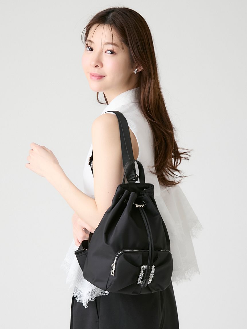 ビジュー付きリボンリュック(リュック)｜BAGS（バッグ）｜CELFORD