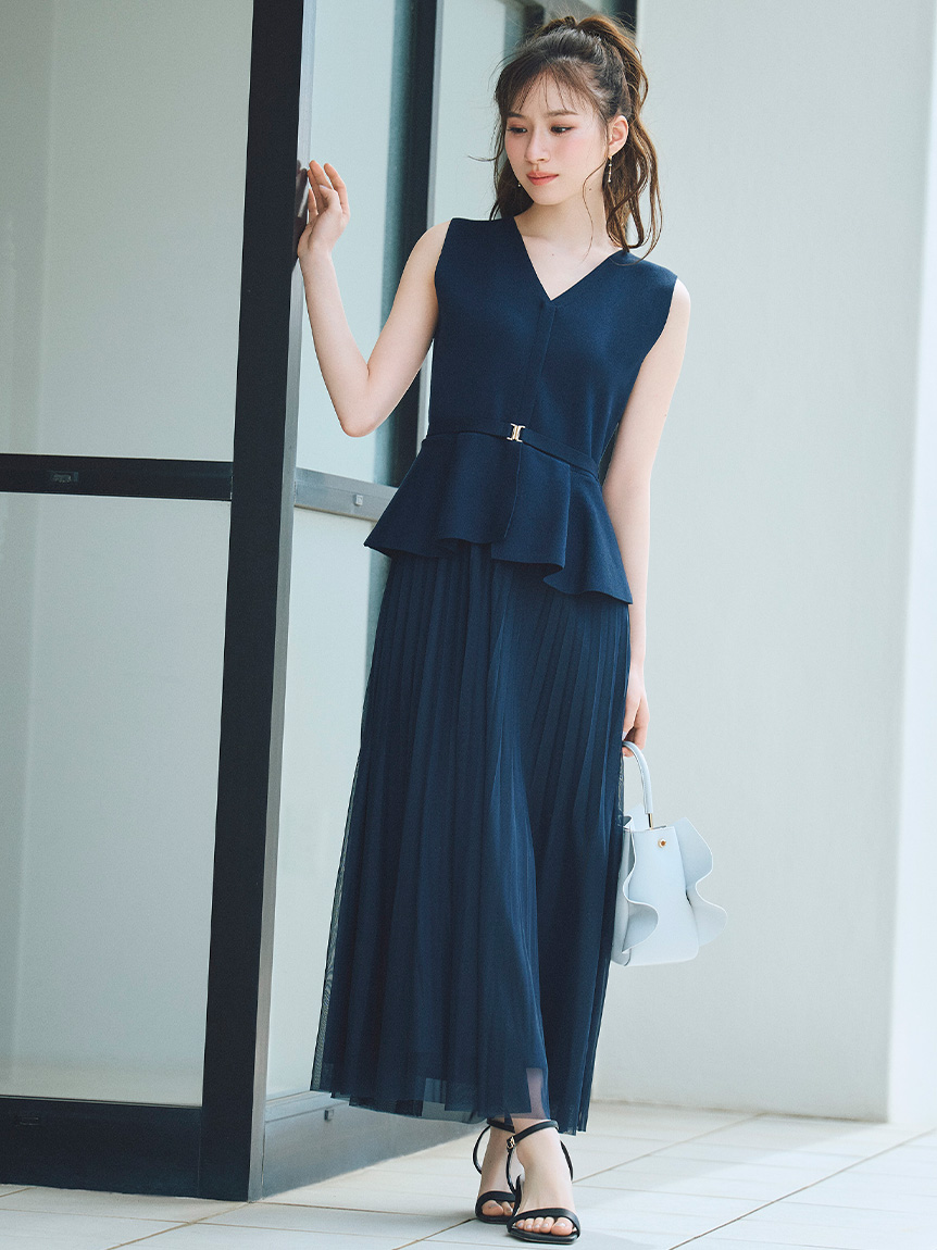 ショルダー付ワンハンドルフリルバッグ(ハンドバッグ)｜BAGS（バッグ