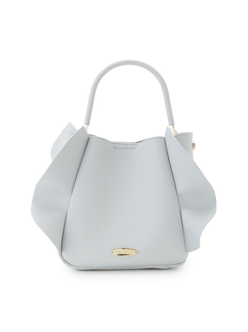ショルダー付ワンハンドルフリルバッグ(ハンドバッグ)｜BAGS（バッグ