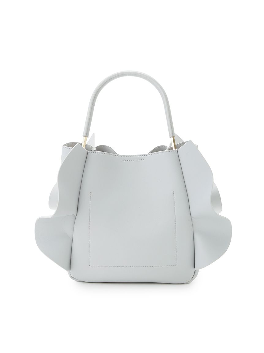 ショルダー付ワンハンドルフリルバッグ(ハンドバッグ)｜BAGS（バッグ