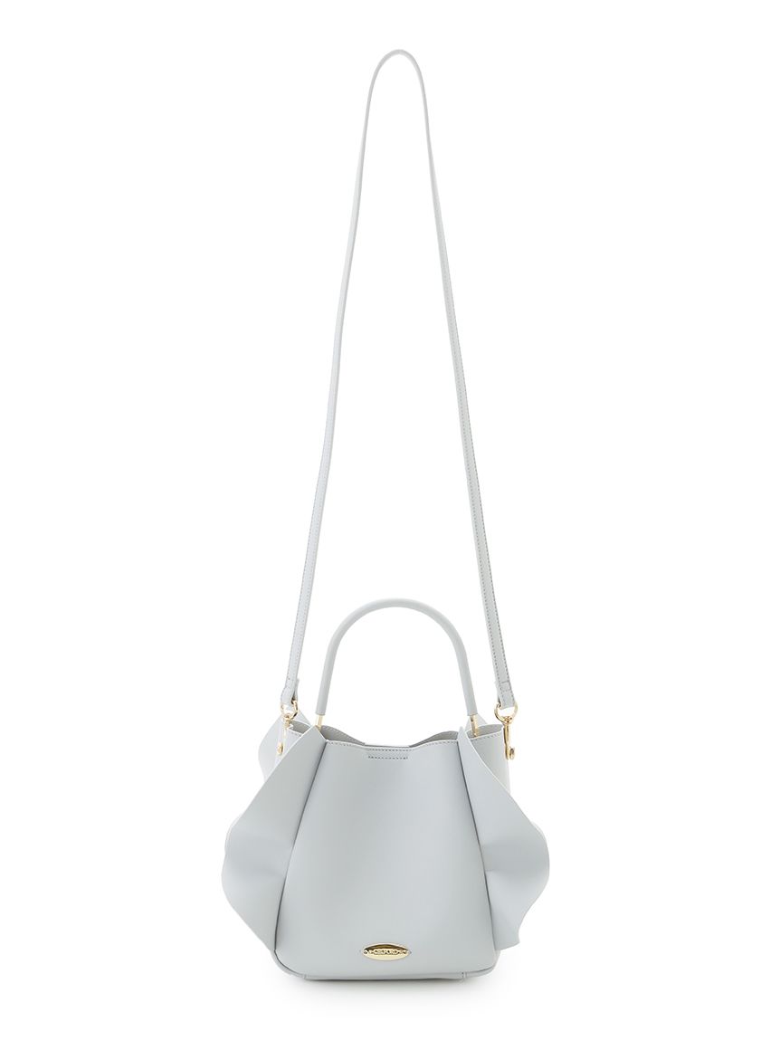 ショルダー付ワンハンドルフリルバッグ(ハンドバッグ)｜BAGS（バッグ