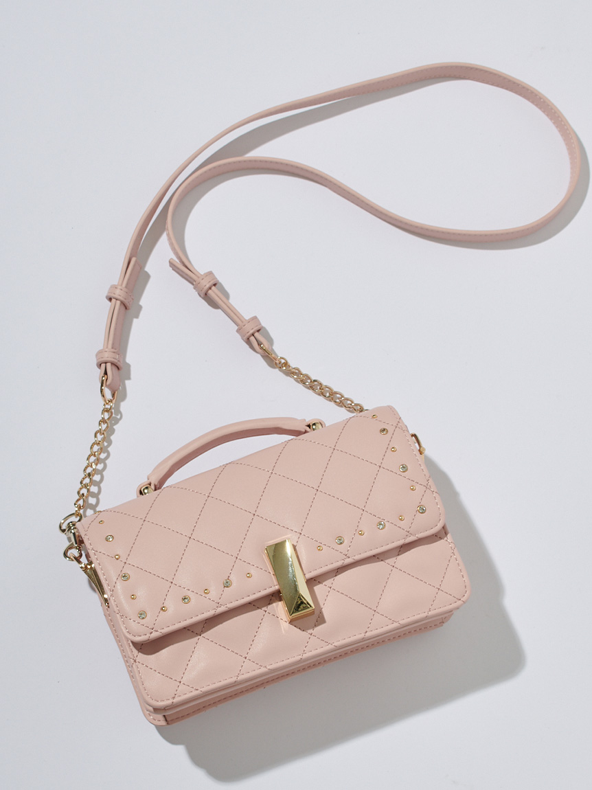 リュタン】ビジュースタッズミニショルダー(ハンドバッグ)｜BAGS