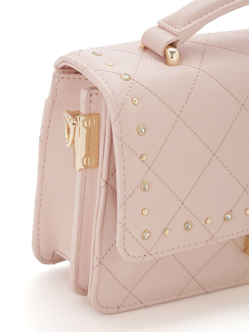 リュタン】ビジュースタッズミニショルダー(ハンドバッグ)｜BAGS