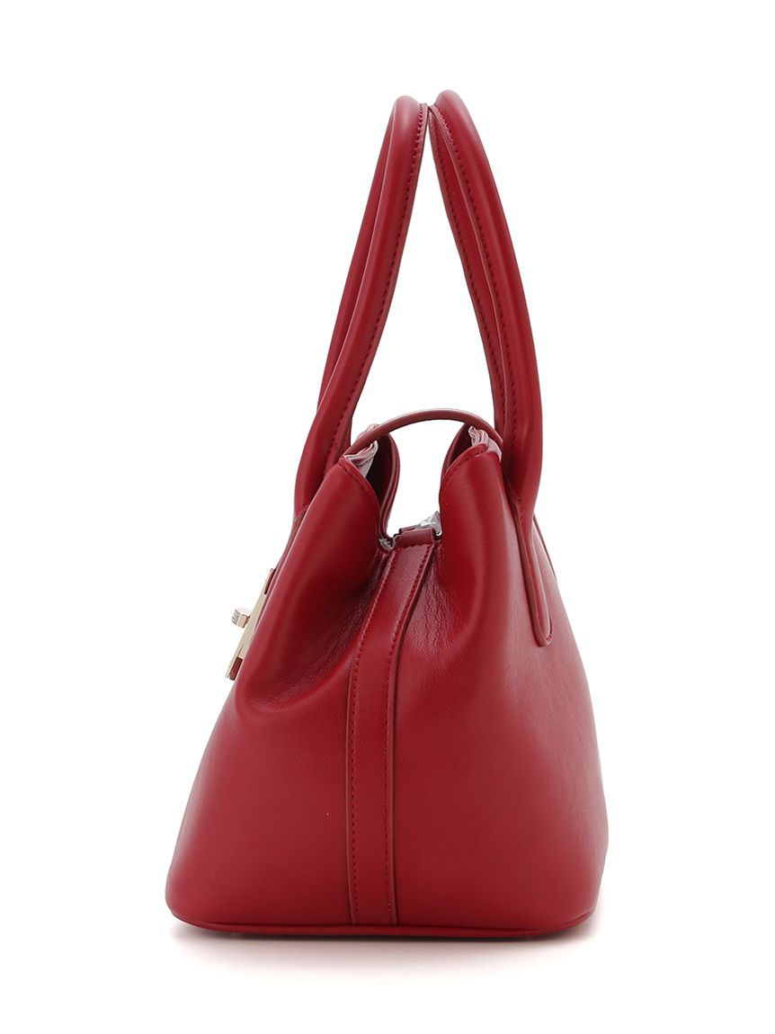 ビジュー付きメタルポイントミドルトート(ハンドバッグ)｜BAGS（バッグ
