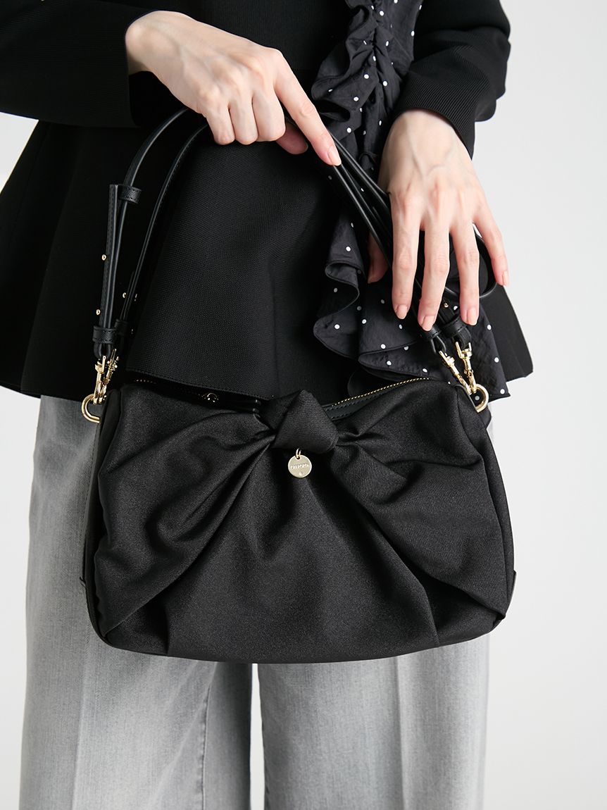 リボンディテール2WAYショルダーバッグ(ハンドバッグ)｜BAGS（バッグ
