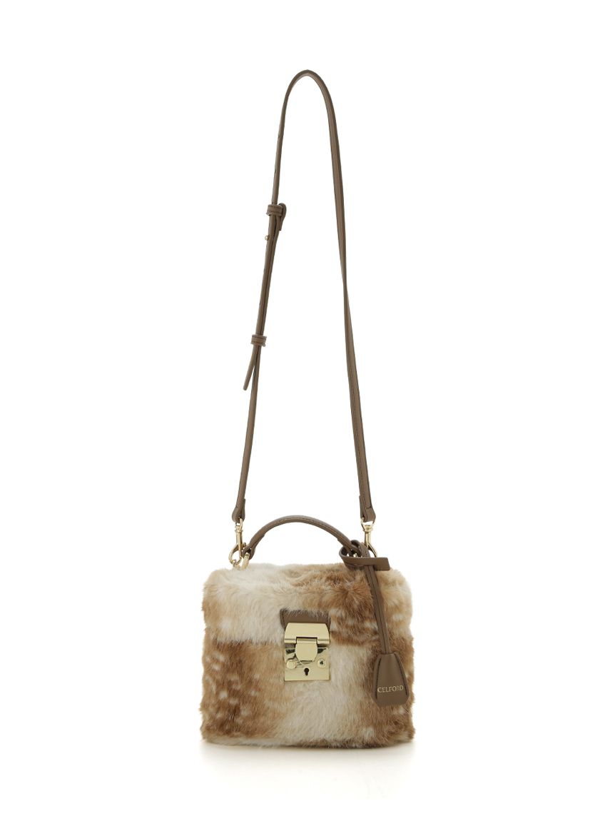フェイクファーミニバニティバッグ(ハンドバッグ)｜BAGS（バッグ
