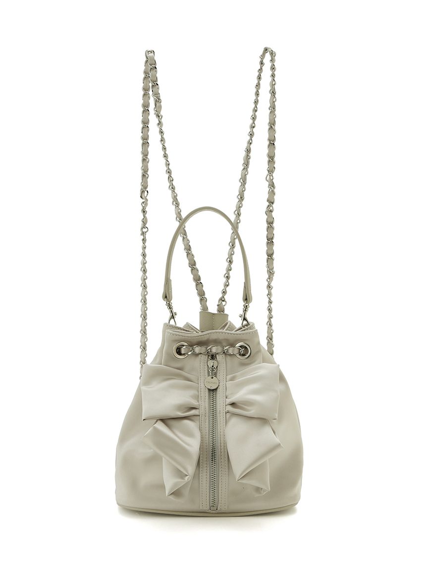 リボンディテールミニリュックサック(ハンドバッグ)｜BAGS（バッグ