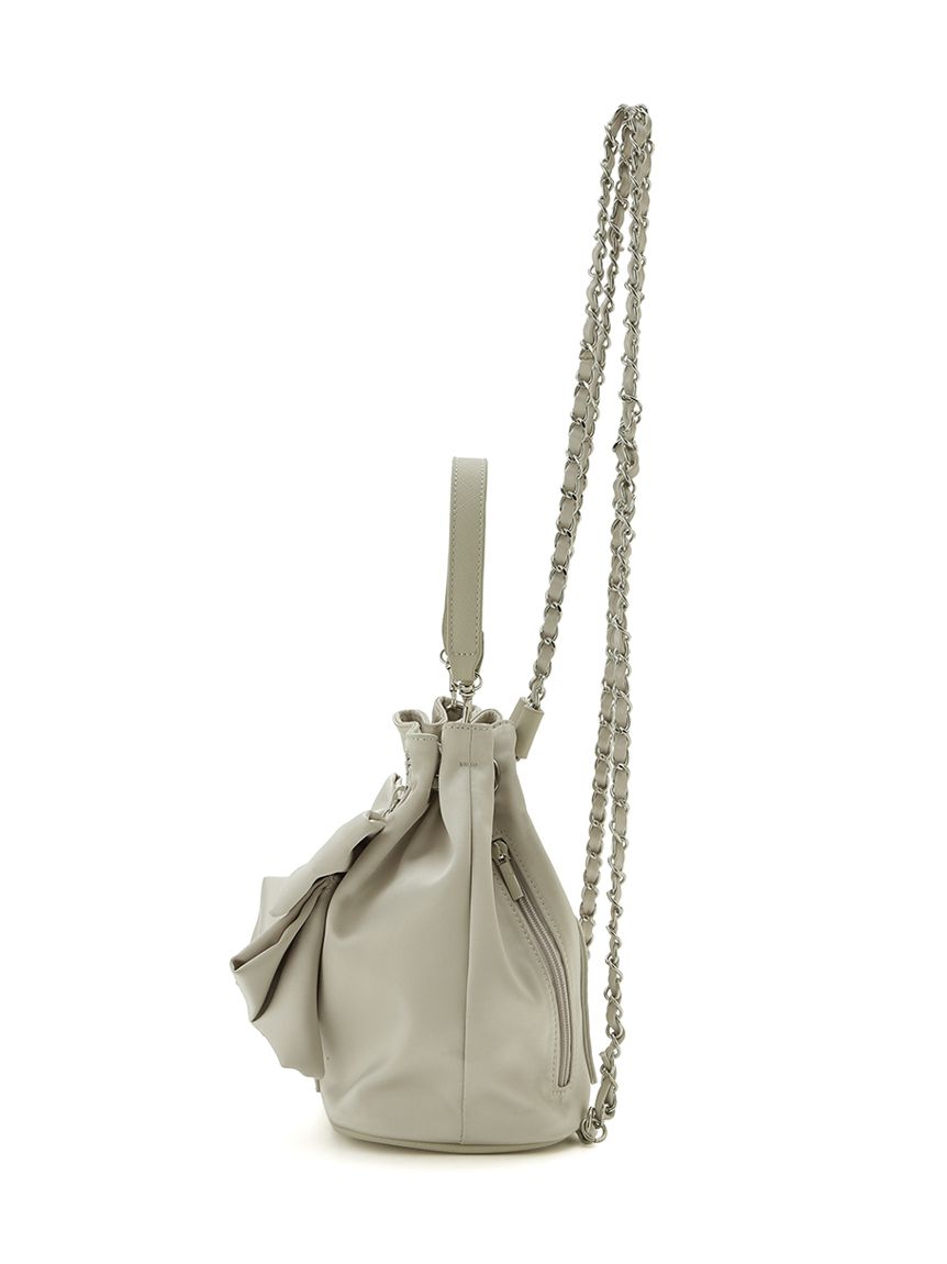 リボンディテールミニリュックサック(ハンドバッグ)｜BAGS（バッグ
