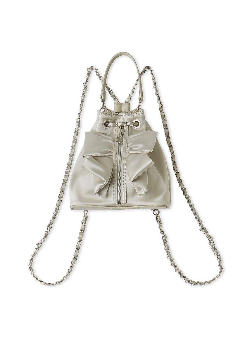 リボンディテールミニリュックサック(ハンドバッグ)｜BAGS（バッグ