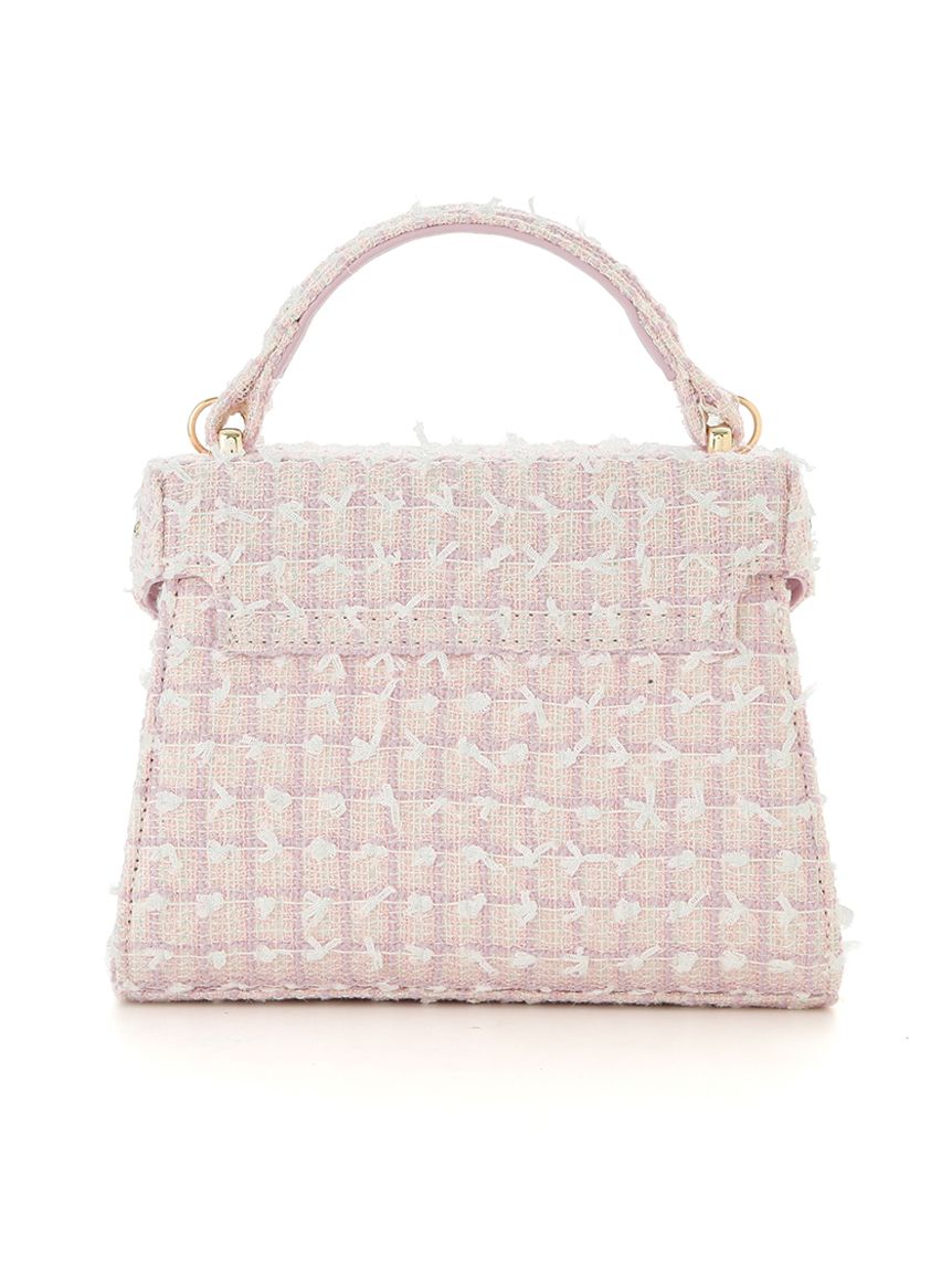 リュタン】ビジュースタッズツイードポシェット(ハンドバッグ)｜BAGS