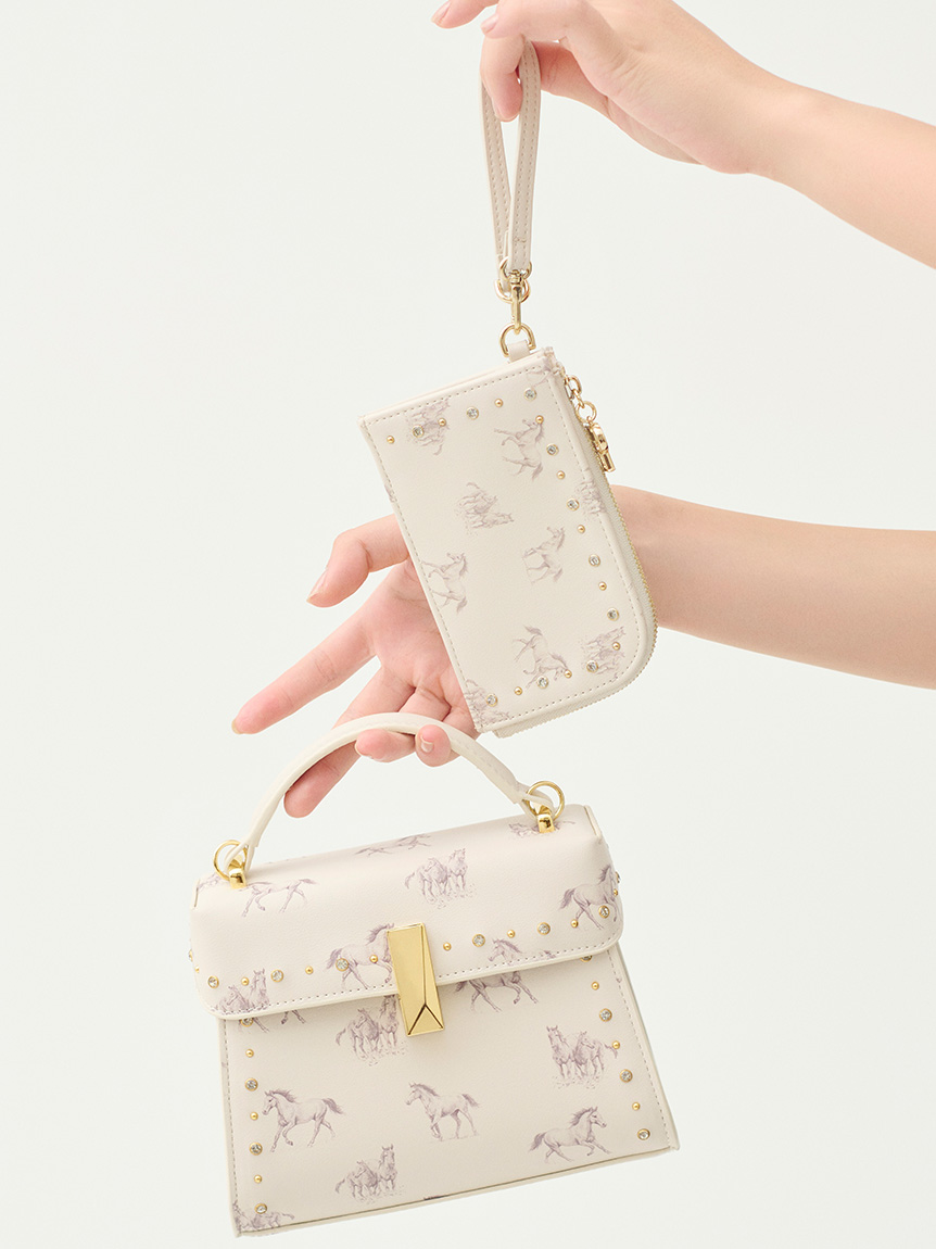 CELFORD♡リュタンビジュースタッズポシェット/アイボリー リュタン】ビジュースタッズポシェット(ハンドバッグ)｜BAGS（バッグ