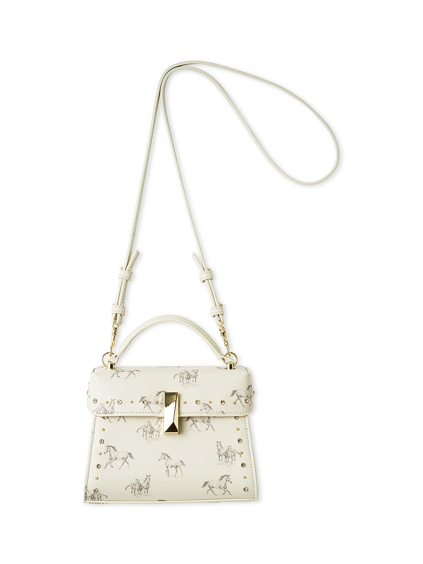 リュタン】ビジュースタッズポシェット(ハンドバッグ)｜BAGS（バッグ