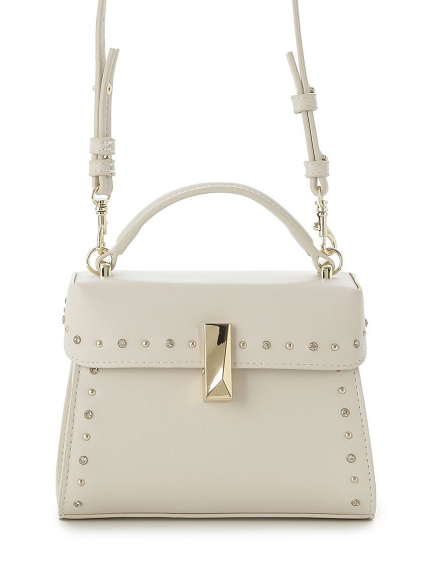 リュタン】ビジュースタッズポシェット(ハンドバッグ)｜BAGS（バッグ