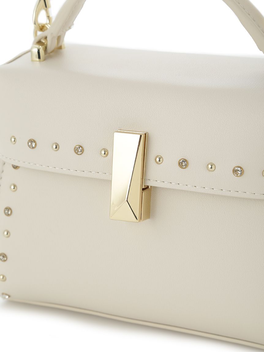 リュタン】ビジュースタッズポシェット(ハンドバッグ)｜BAGS（バッグ
