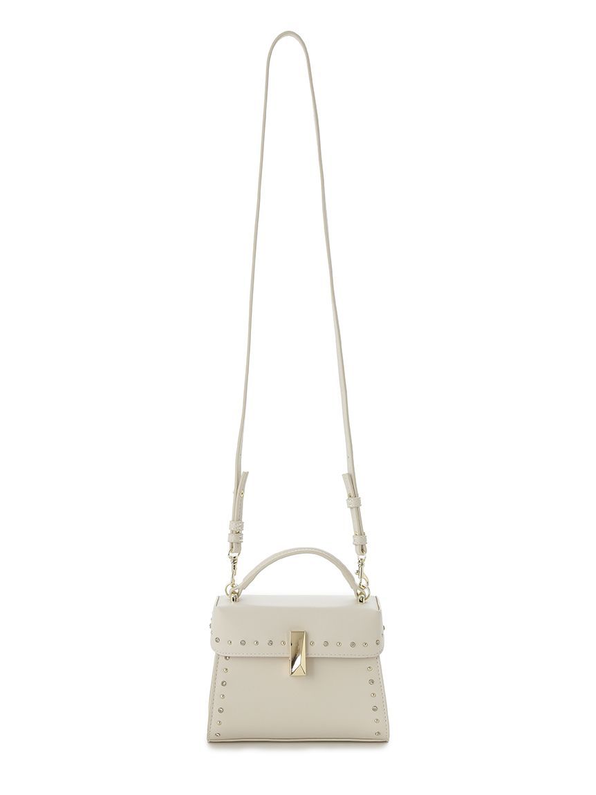 リュタン】ビジュースタッズポシェット(ハンドバッグ)｜BAGS（バッグ