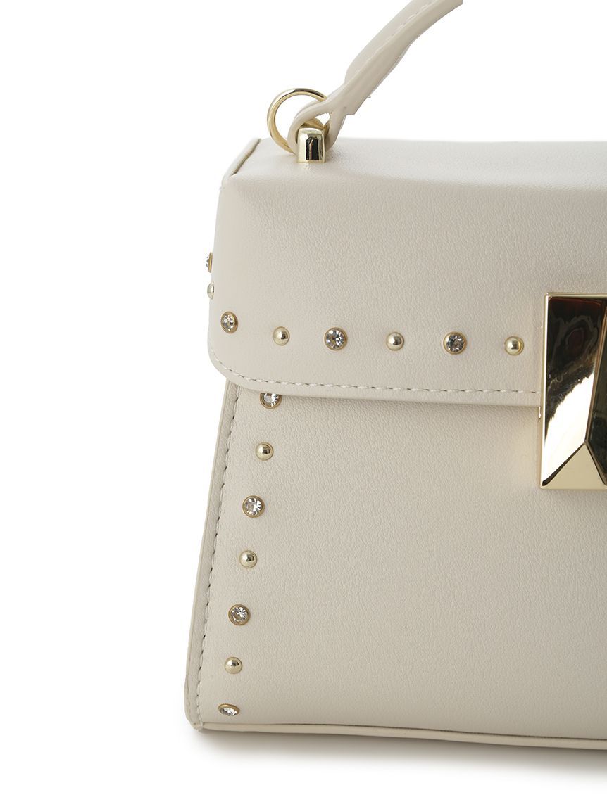 リュタン】ビジュースタッズポシェット(ハンドバッグ)｜BAGS（バッグ