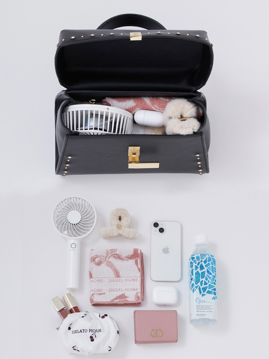 リュタン】ビジュースタッズポシェット（M）(ハンドバッグ)｜BAGS