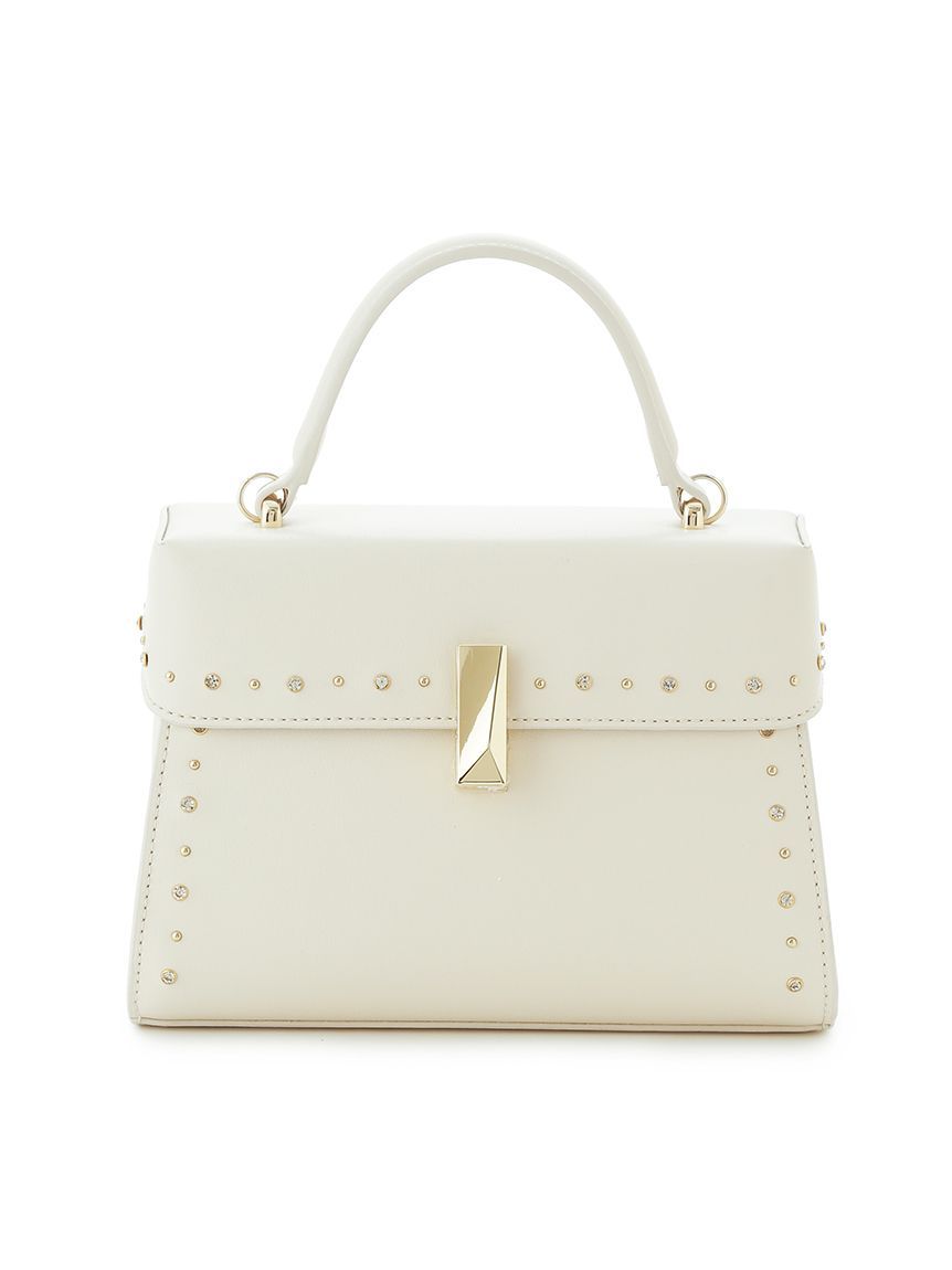 リュタン】ビジュースタッズポシェット（M）(ハンドバッグ)｜BAGS