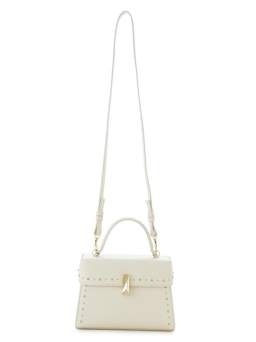 リュタン】ビジュースタッズポシェット（M）(ハンドバッグ)｜BAGS