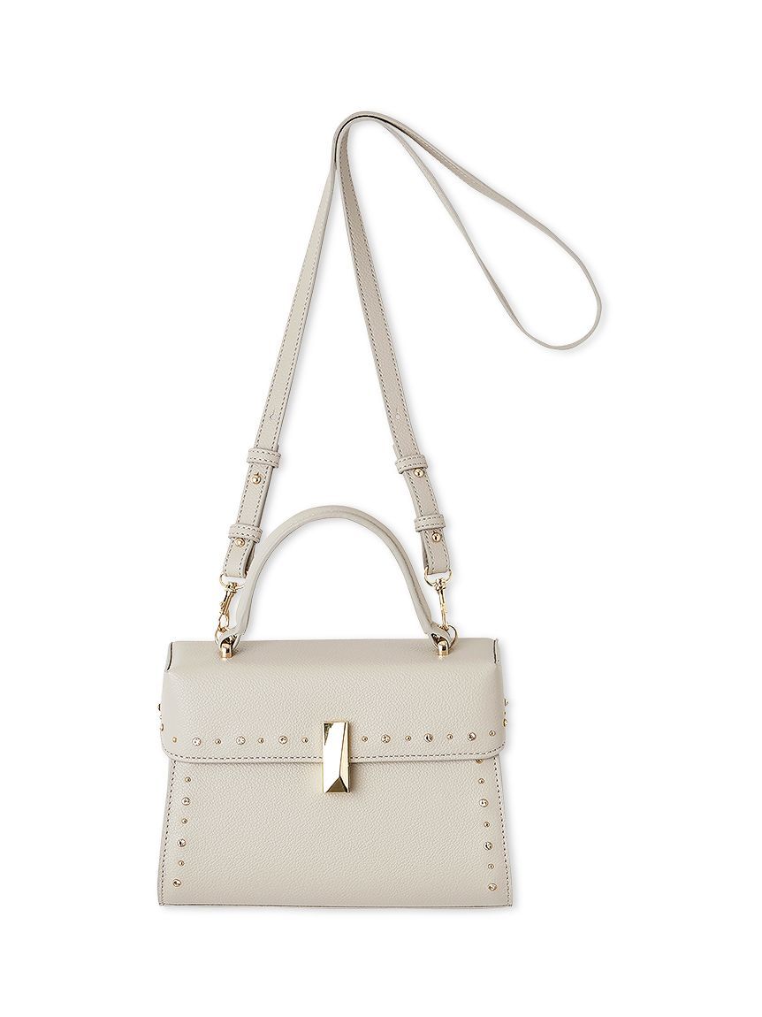 リュタン】ビジュースタッズポシェット（M）(ハンドバッグ)｜BAGS