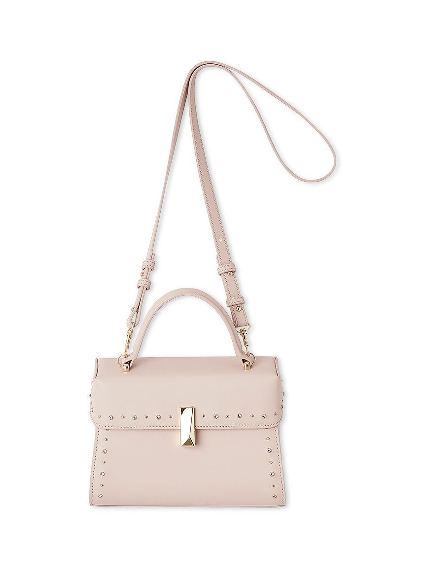 リュタン】ビジュースタッズポシェット（M）(ハンドバッグ)｜BAGS