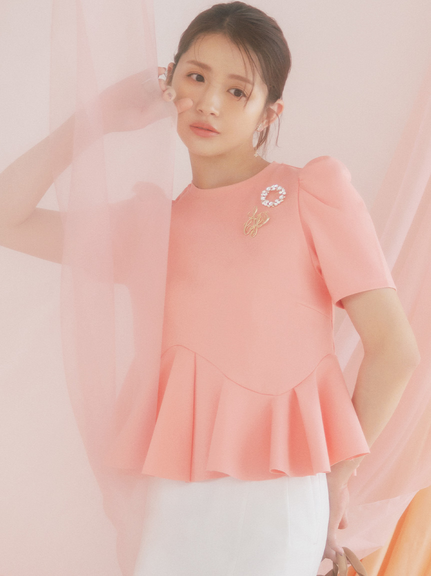 familiarブローチ 振り向きブチハイエナブローチ (white＆black) | EmiriA online shop