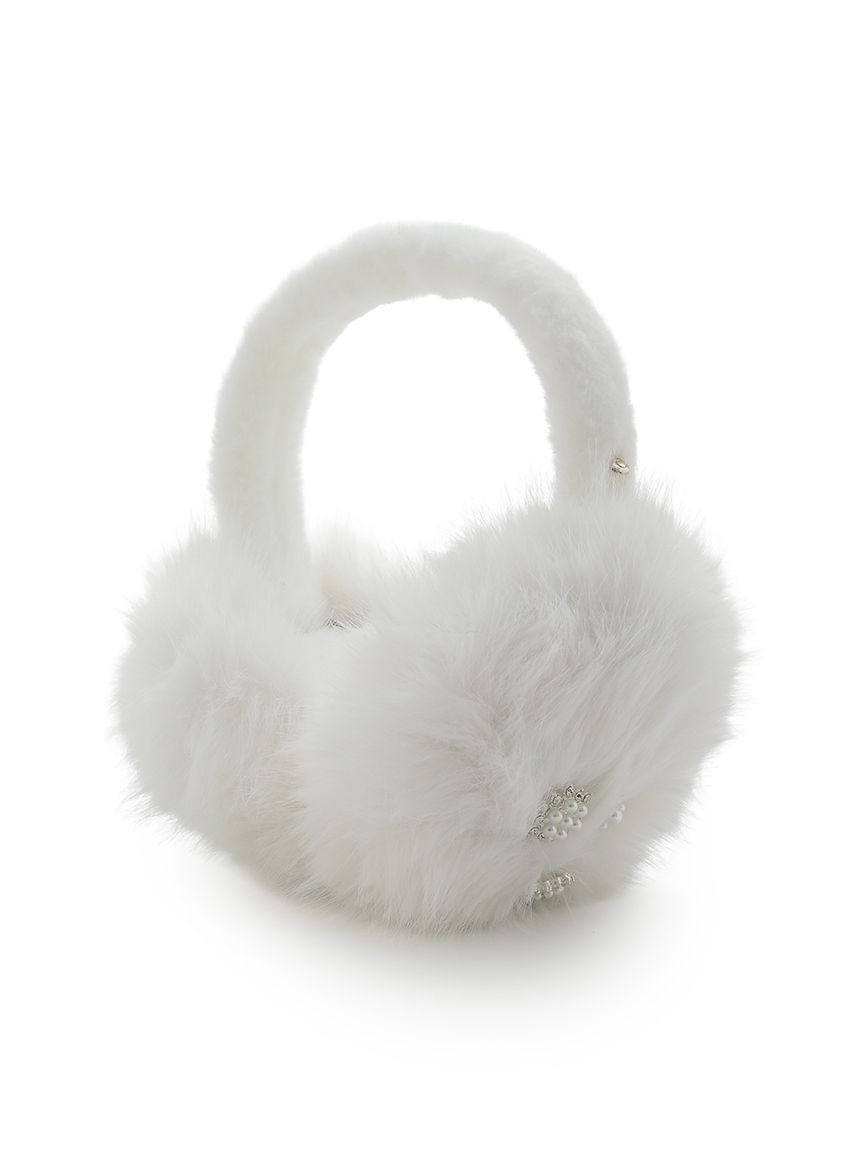 ビジュー付きフェイクファーイヤマフ(FASHION GOODS（ファッション