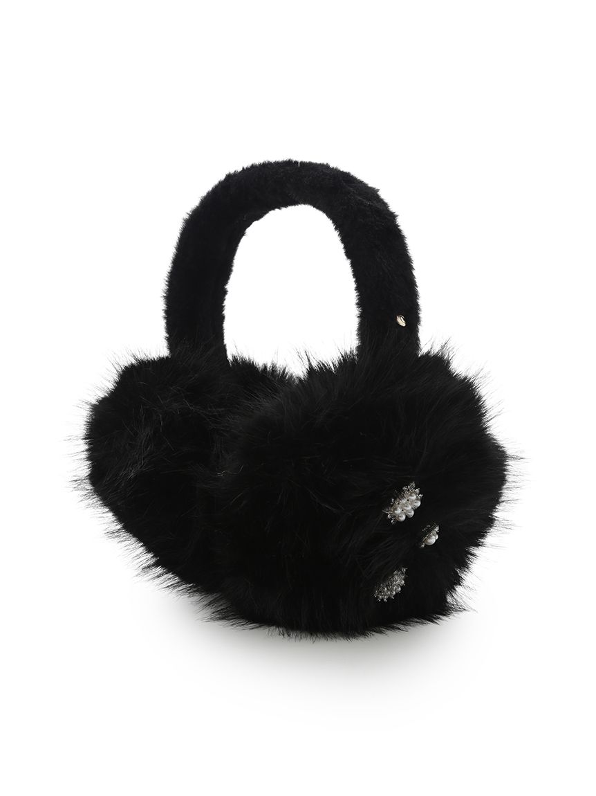 エンジェル 未開封 ファータイプ ビジュー付きフェイクファーイヤマフ(FASHION GOODS