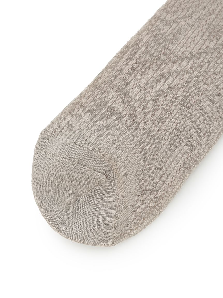 カリグラフィーロゴ刺繍ソックス(FASHION GOODS（ファッショングッズ